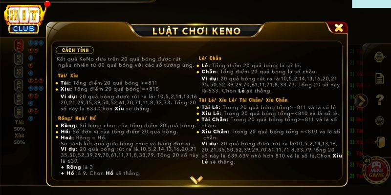 luật đánh keno không phải ai cũng biết