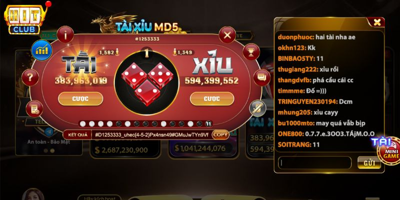 Tài Xỉu Md5 Hitclub - Công Nghệ Tài Xỉu Hiện Đại Nhất 2023