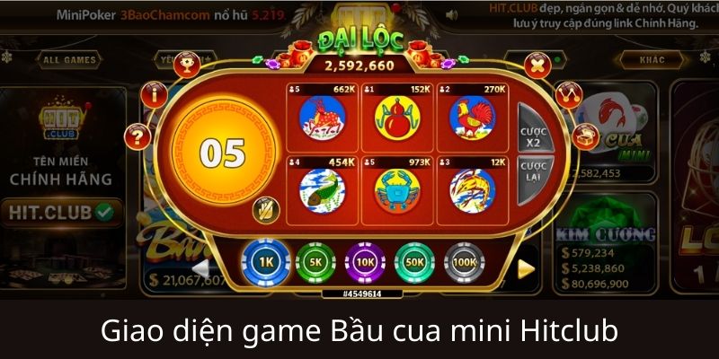 Tổng quan nhanh về Bầu Cua Mini Hitclub