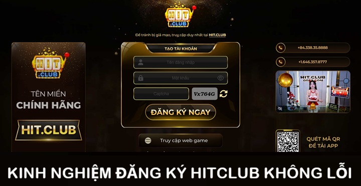 Cách đăng ký Hitclub cực đơn giản cho người mới bắt đầu