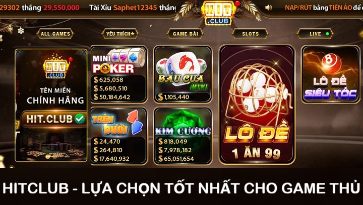Nên chọn Hitclub hay top game hot?