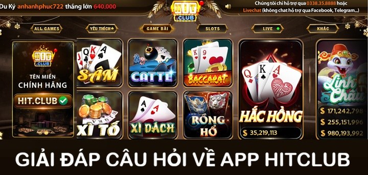 Câu hỏi thường gặp khi tải app Hitclub
