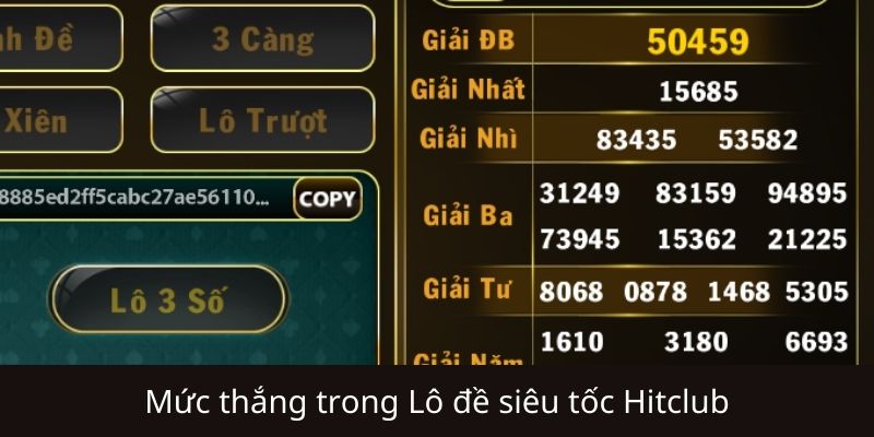 Những gương mặt trong làng thắng lớn tại Lô đề siêu tốc Hitclub