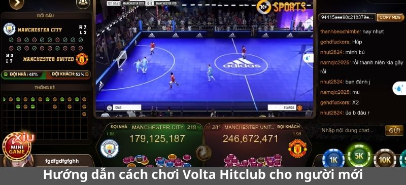 Hướng dẫn cách chơi Volta Hitclub cho người mới